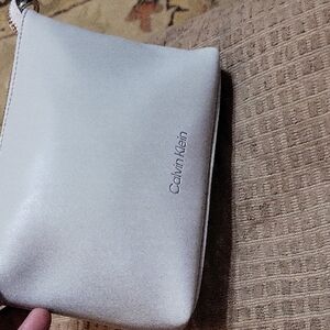 Calvin Klein Elegant White Wristlet